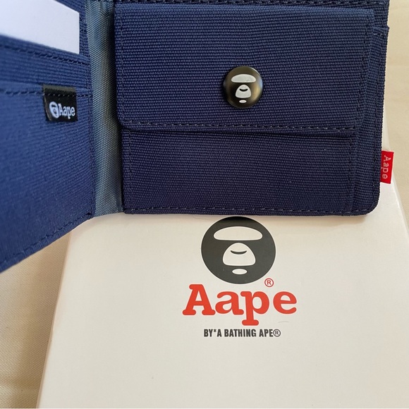 NWT A Bathing Ape Purse Coin Men's Wallet styled - Picture 11 of 16